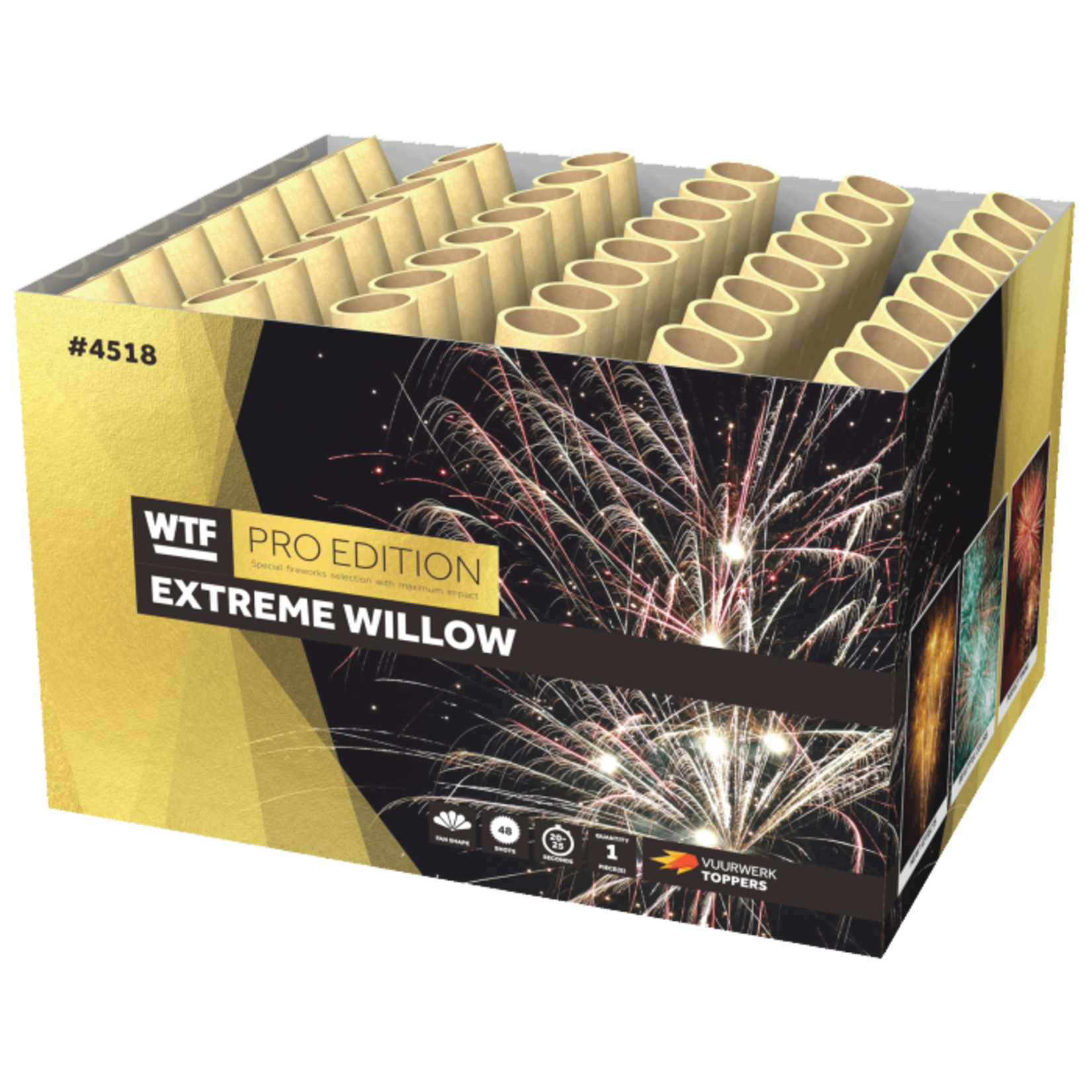 WTF Pro Edition Vuurwerk Extreme Willow 48 shots